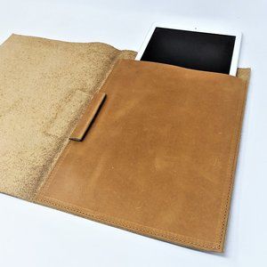 leather tablet cover - padfolio tablet case